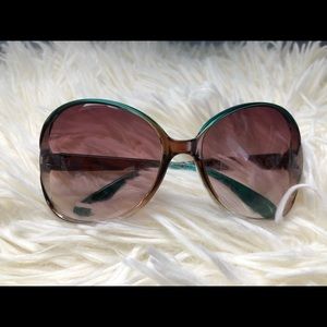 Green blue gradient sunglasses